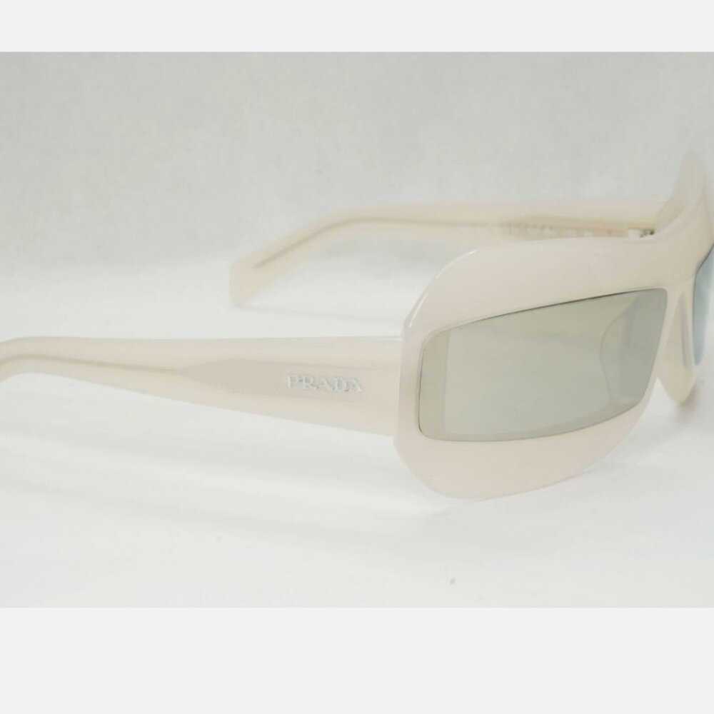 Prada Silver Mirror Wrap Womens Sunglasses - Picture 5 of 8
